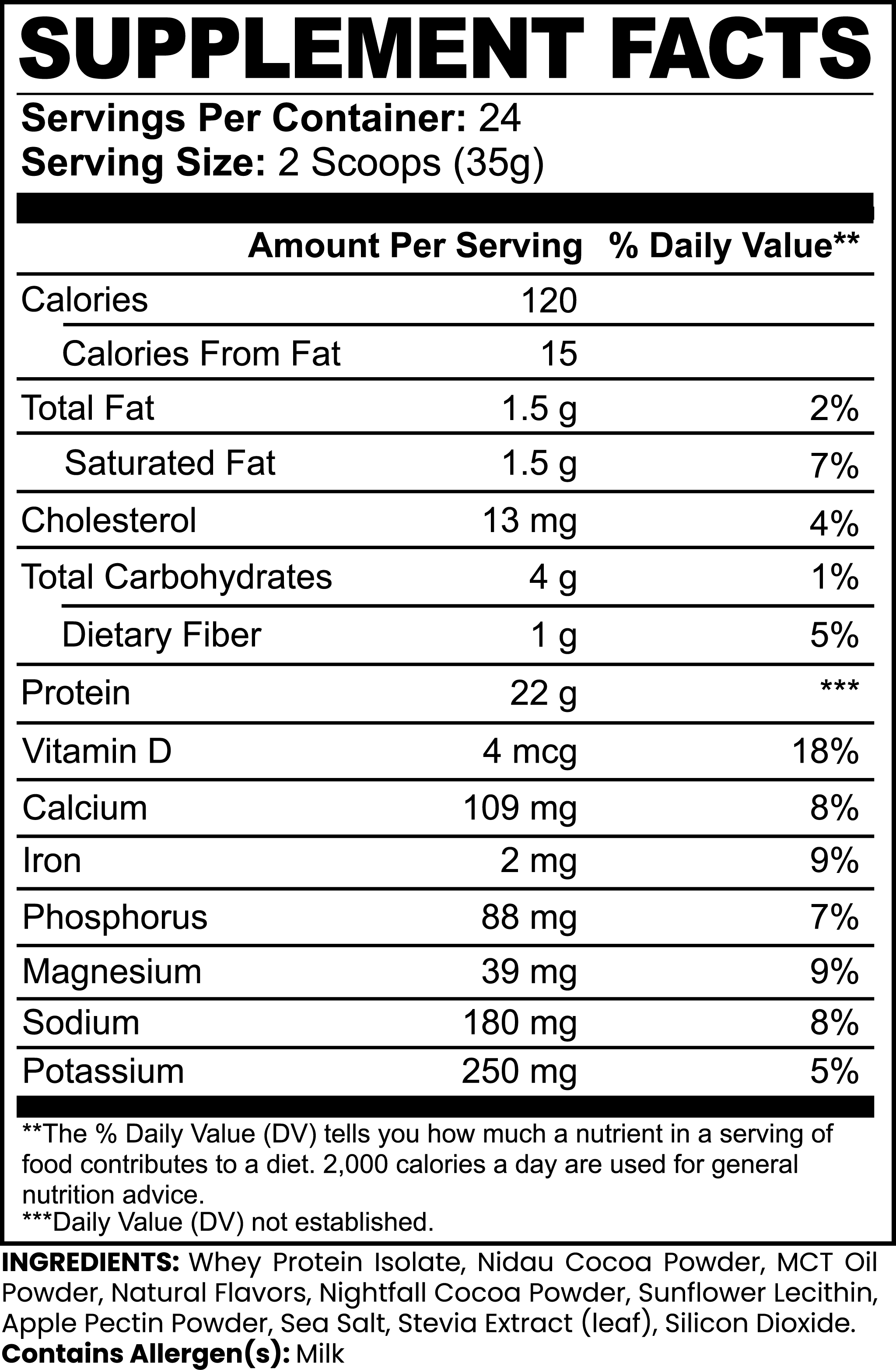 1UP Whey Protein Isolate (Chocolate)